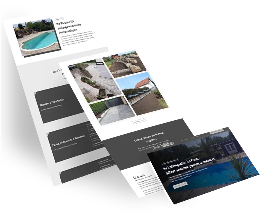 Webseite von Galabau Schurig aus Klipphausen, erstellt von Webdesign Wilsdruff